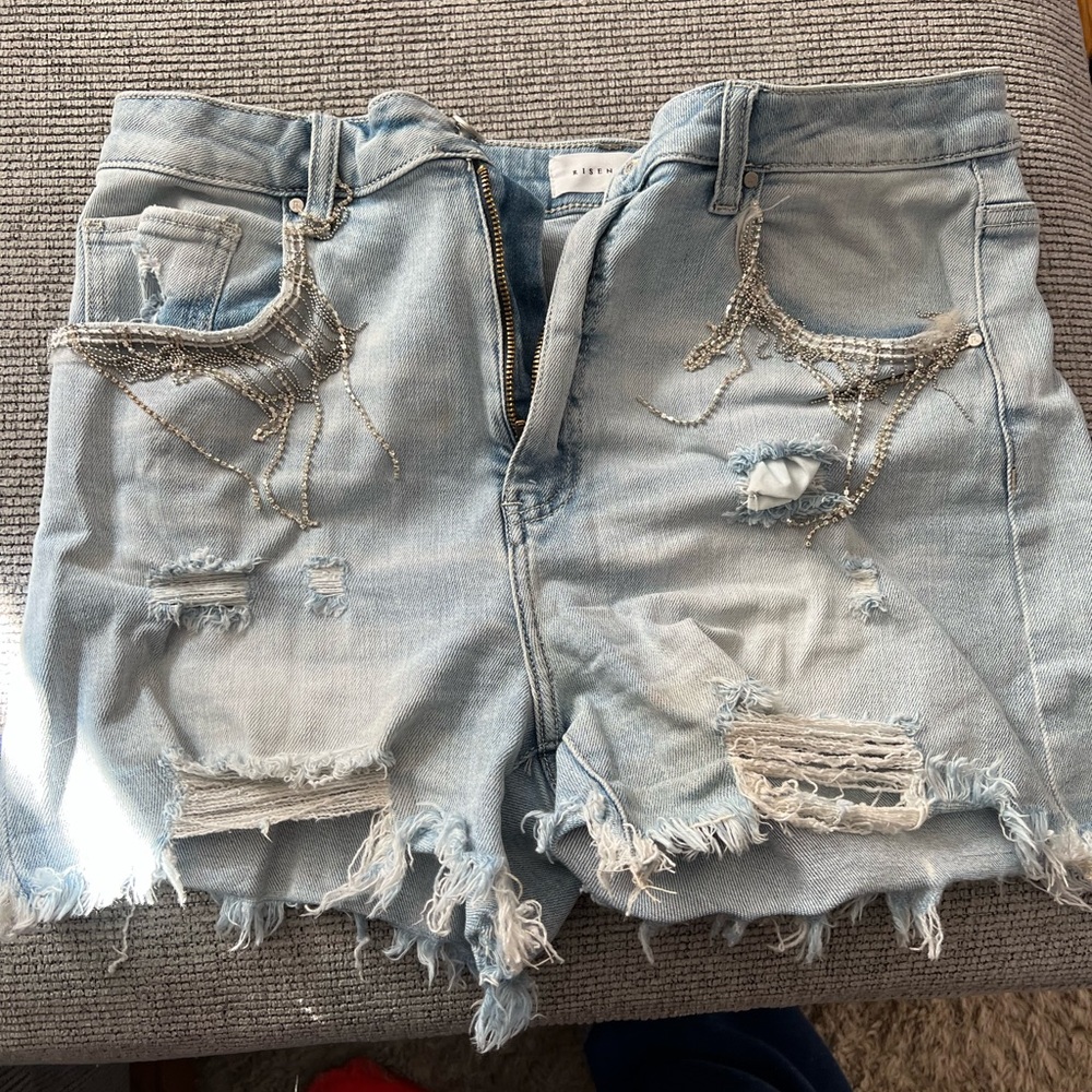Rhinestone size xl risen shorts